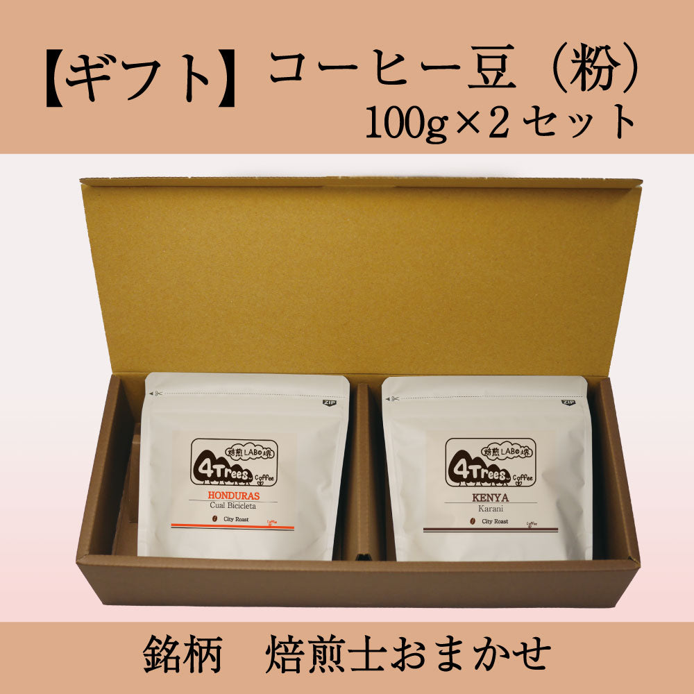 【ギフト用】100g×2種 焙煎士おまかせセット
